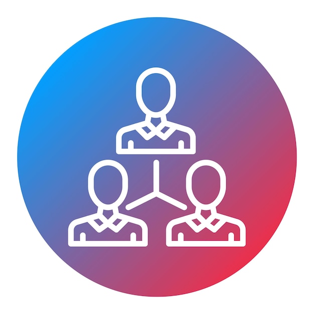 professional networking icon vector image can be used for networking