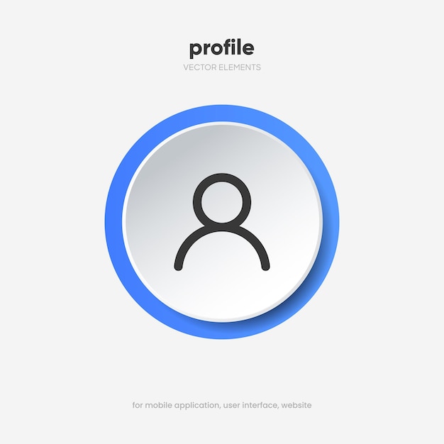 profile picture icon human symbol man and women sign people person user profile avatar icon