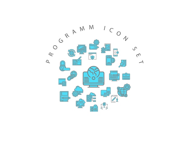 Program icon set design
