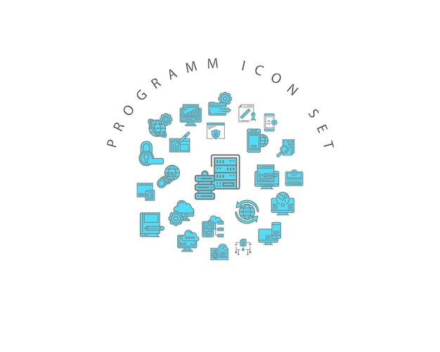 Program icon set design