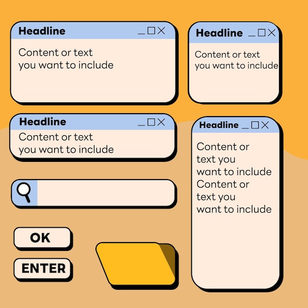 Program window can insert text