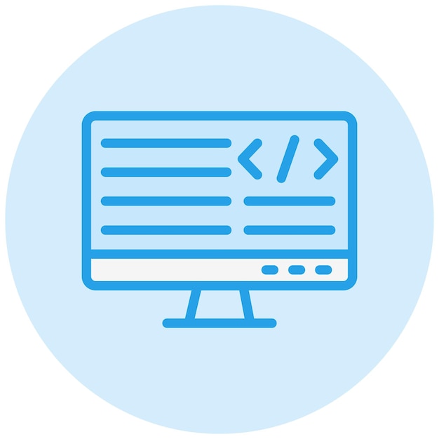 programing vector icon design illustration