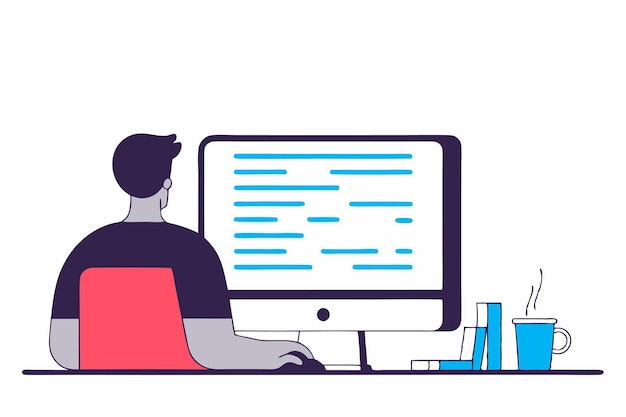 programmer concept illustration art
