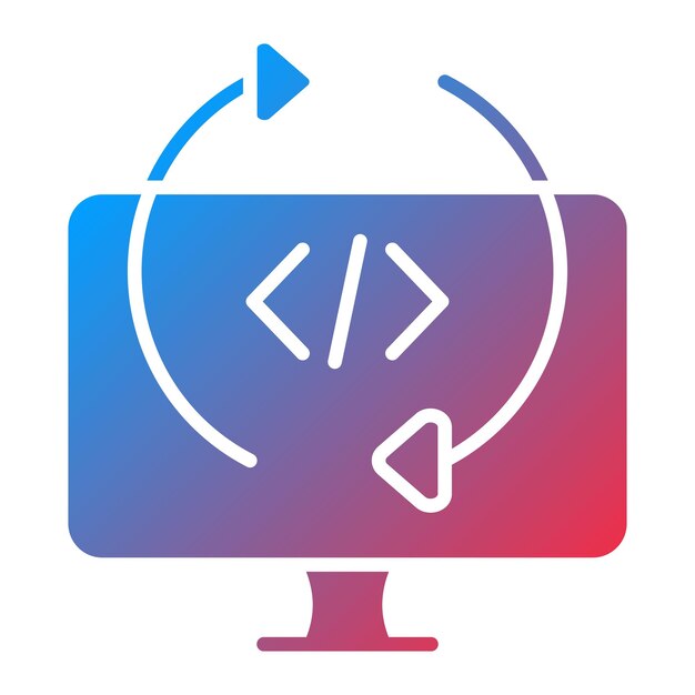 Programming Cycle icon vector image Can be used for Computer Programming