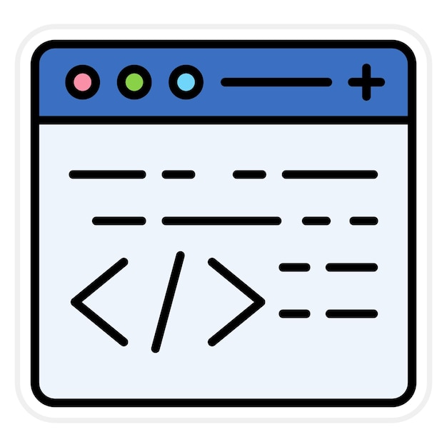 Programming icon vector image Can be used for Computer Programming