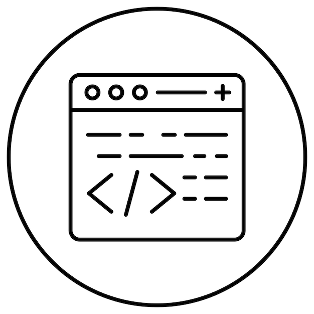 Programming icon vector image Can be used for Computer Programming