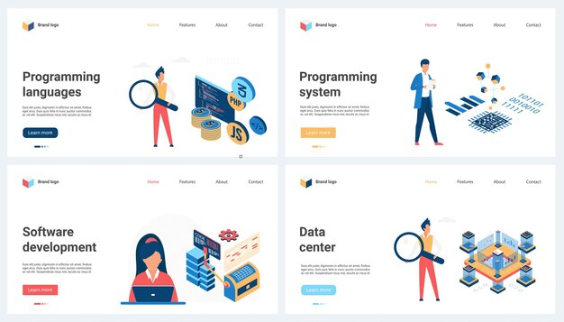 programming languages outsource system and software development data center set