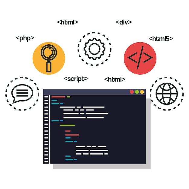 Programming languages set icons
