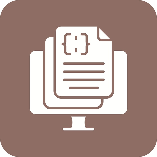programming notes icon vector image can be used for computer programming