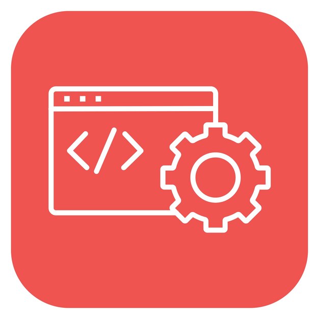 programming settings vector illustration