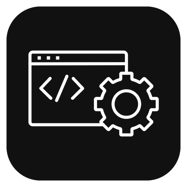 programming settings vector illustration