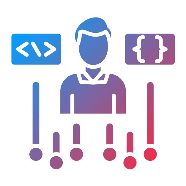 programming skills icon vector image can be used for no code