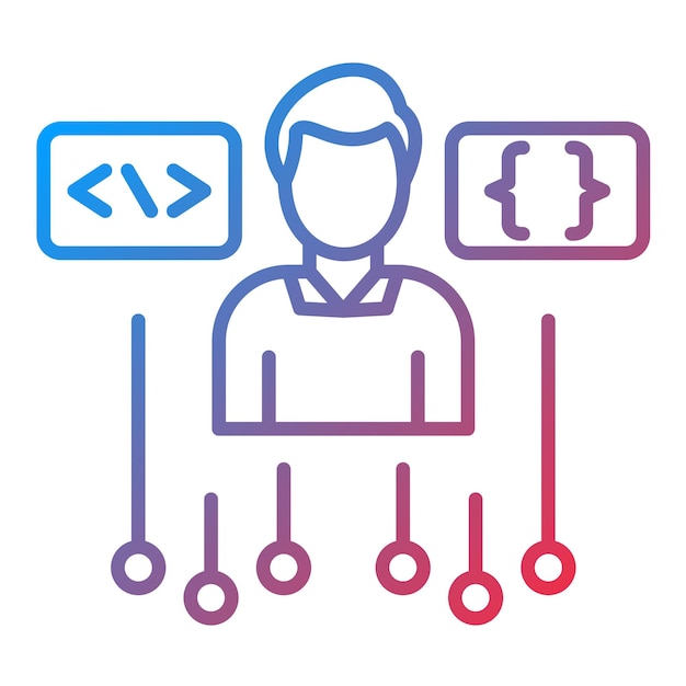 Programming Skills icon vector image Can be used for No Code