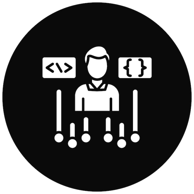 programming skills icon vector image can be used for no code
