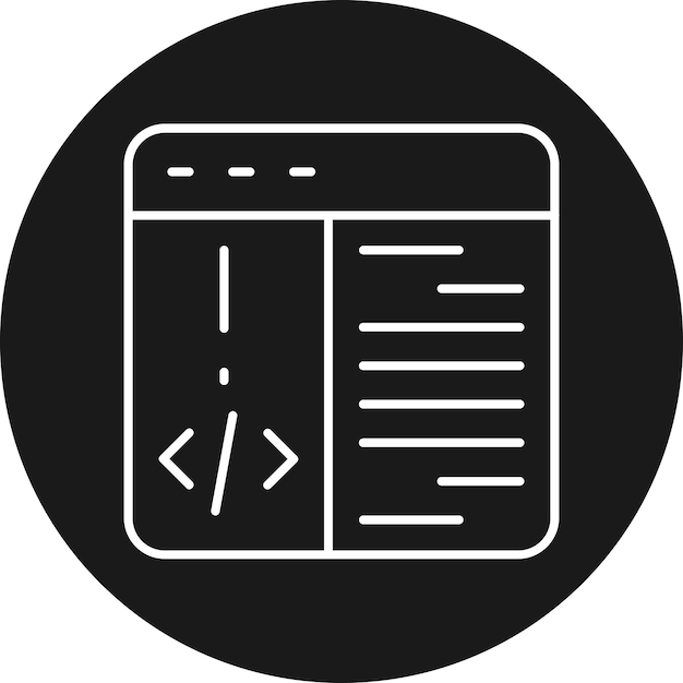 Programming vector icon Can be used for Data Analytics iconset
