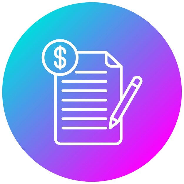 Project Budget Vector Illustration Style