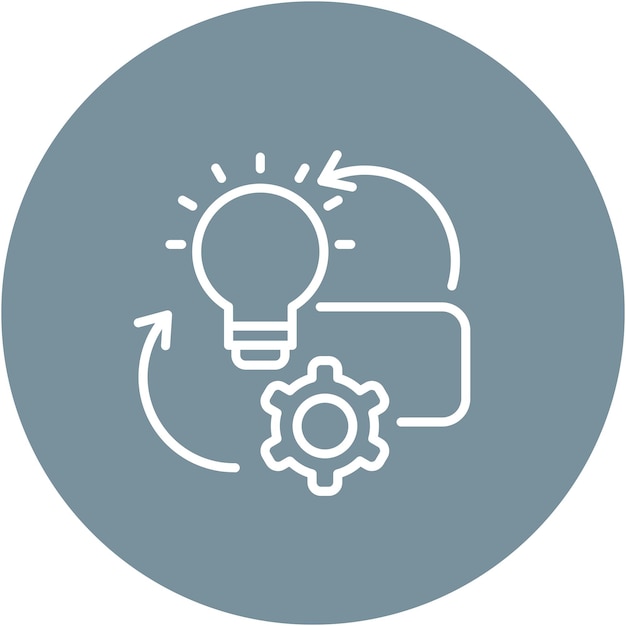 project implementation vector illustration style