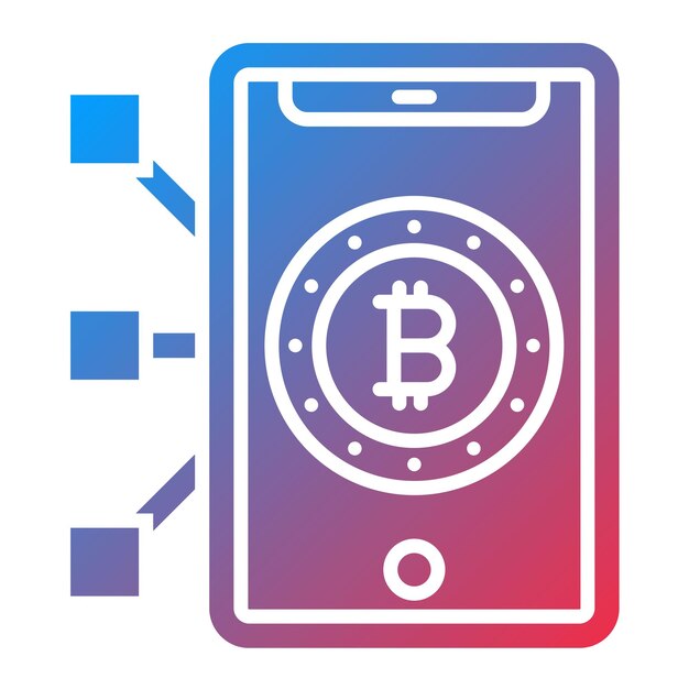 proof of work icon vector image can be used for cryptocurrency