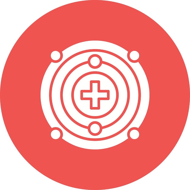 Proton icon vector image Can be used for Physics
