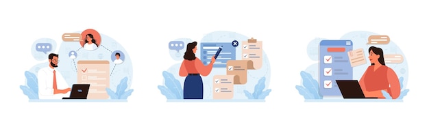 Public opinion polling set character participation in an online survey assessing peoples impression
