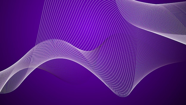 Purple abstract background wallpaper vector image with curve line for backdrop or presentation