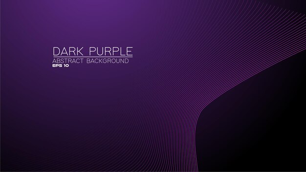 Purple abstract background with curve line