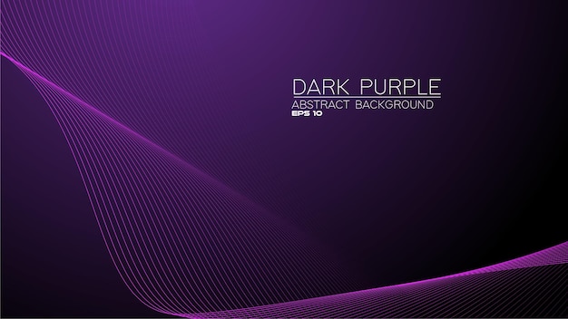Purple abstract background with curve line
