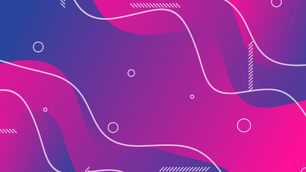 Purple and red gradient dynamic fluid shapes abstract background