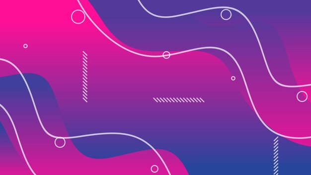 Purple and red gradient dynamic fluid shapes abstract background