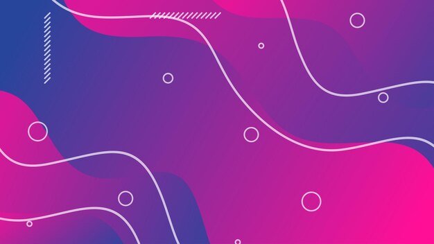 Purple and red gradient dynamic fluid shapes abstract background
