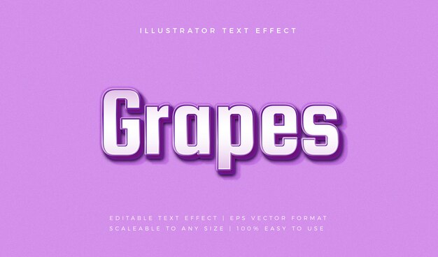 Purple Elegant Text Style Font Effect
