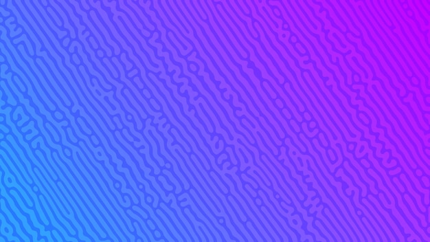 purple turing reaction gradient background abstract diffusion pattern with chaotic shapes vector illustration