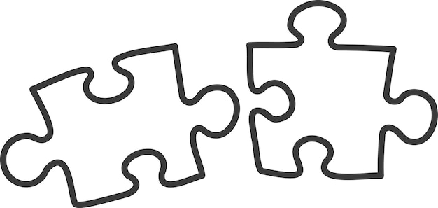 puzzle elements doodle