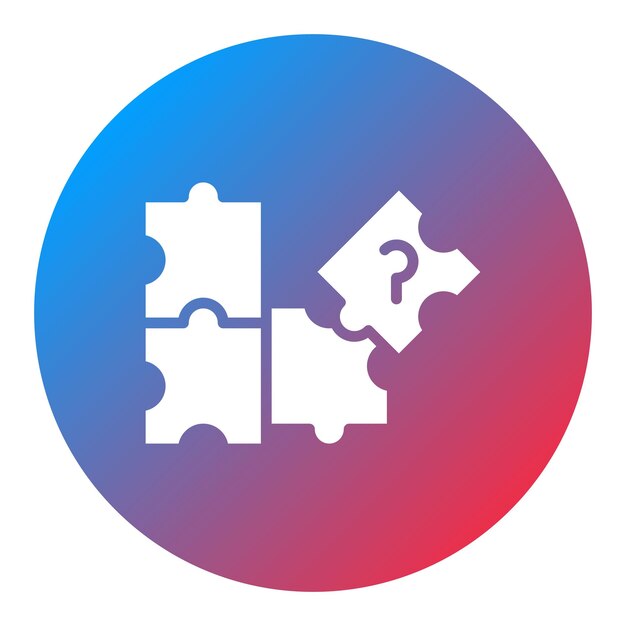 Puzzle Quest icon vector image Can be used for Game Design