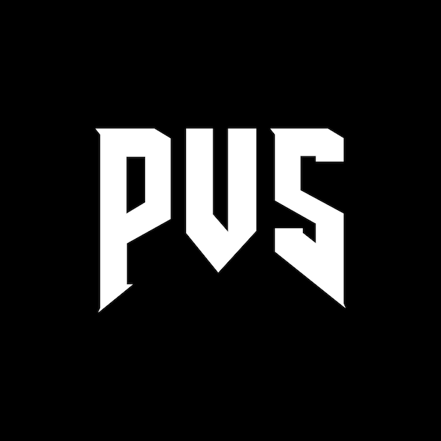 PVS letter logo design for technology company PVS logo design black and white color combination PVS logo PVS vector PVS design PVS icon PVS alphabet PVS typography logo design