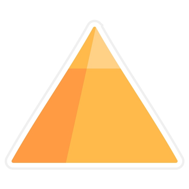 Pyramid icon vector image Can be used for Landmarks