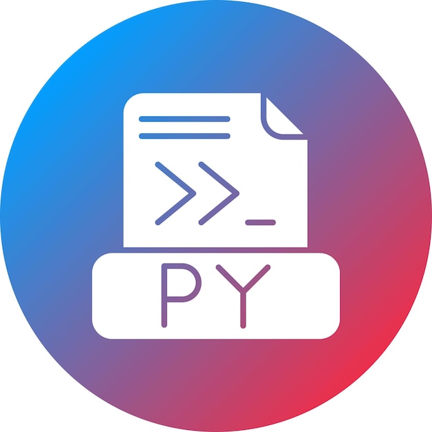 Python File icon vector image Can be used for Computer Programming