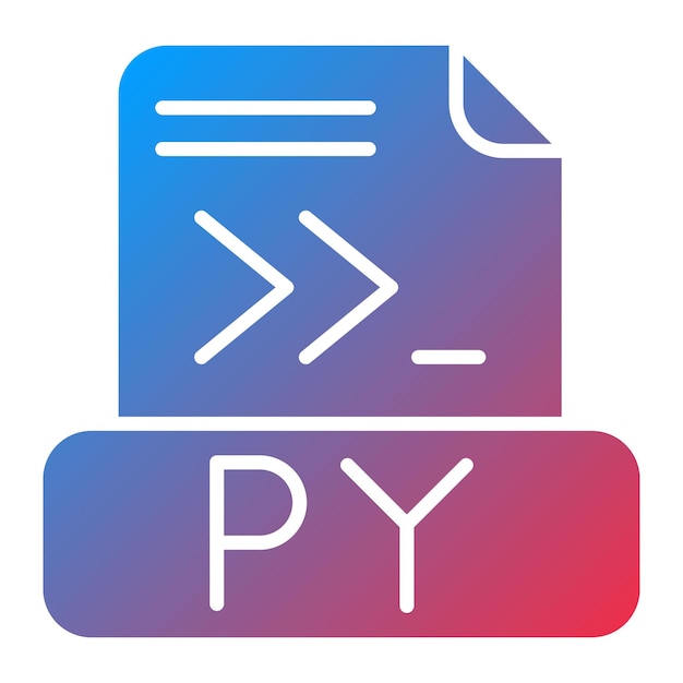 Python File icon vector image Can be used for Computer Programming