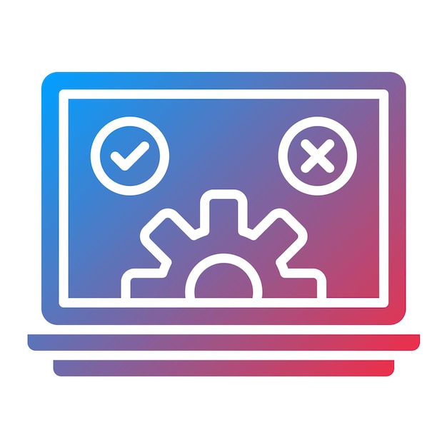 Qa Testing icon vector image Can be used for UX and UI