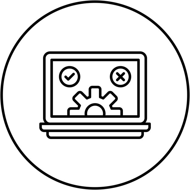 Qa Testing icon vector image Can be used for UX and UI