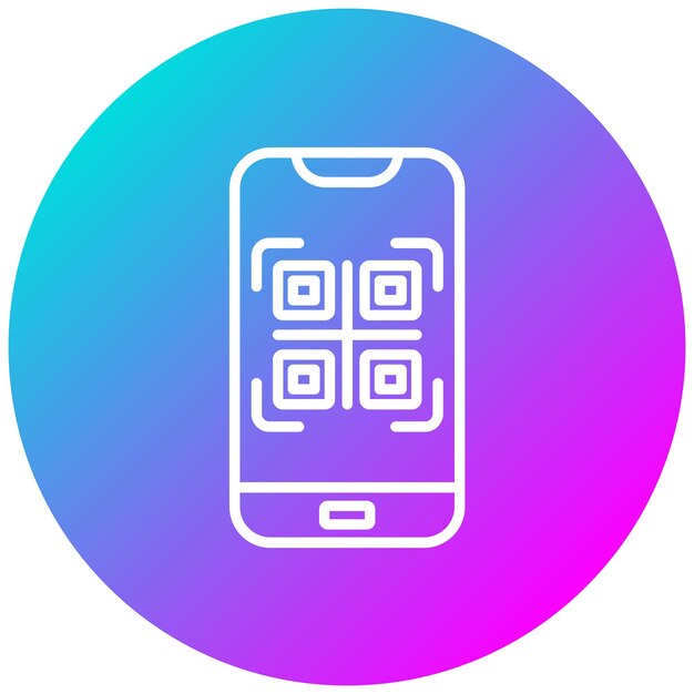 qr code vector icon can be used for communications iconset