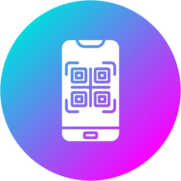 qr code vector icon can be used for communications iconset