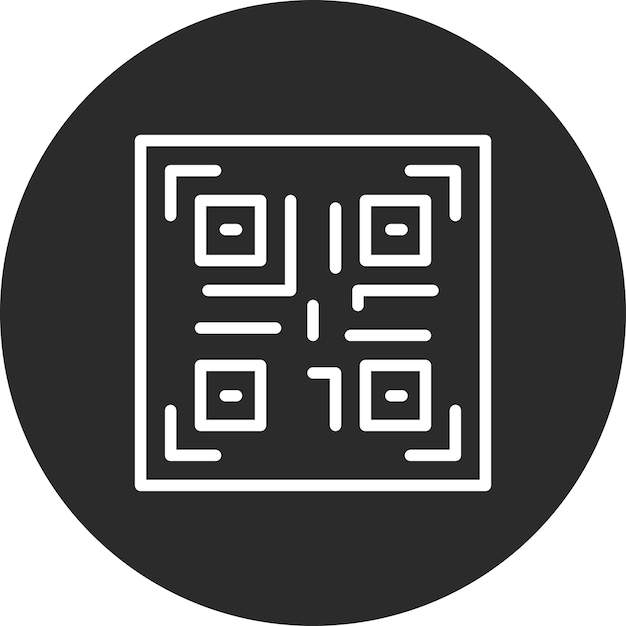 qr code vector icon illustration of ecommerce iconset