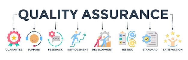 Quality assurance web icon concept for business