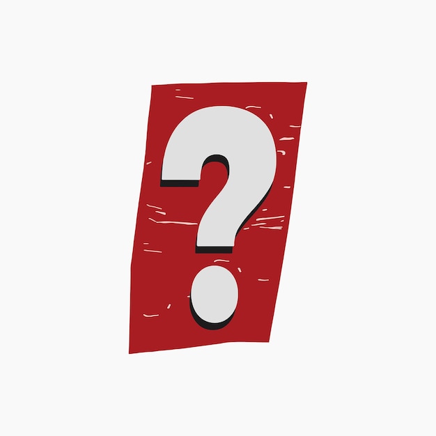 Question Mark Magazine CutOut