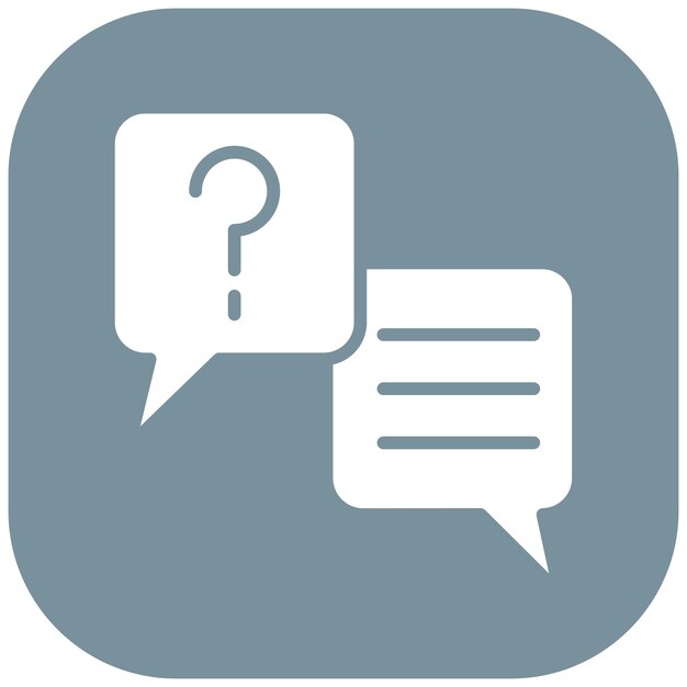 questions vector illustration style