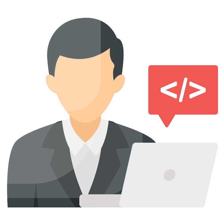 Vector qwerty keyboard and code concept vector design software and web development symbol computer program