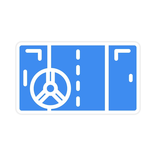 racing game icon vector image can be used for game design