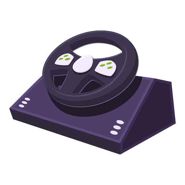 Racing simulator steering wheel for playing video games