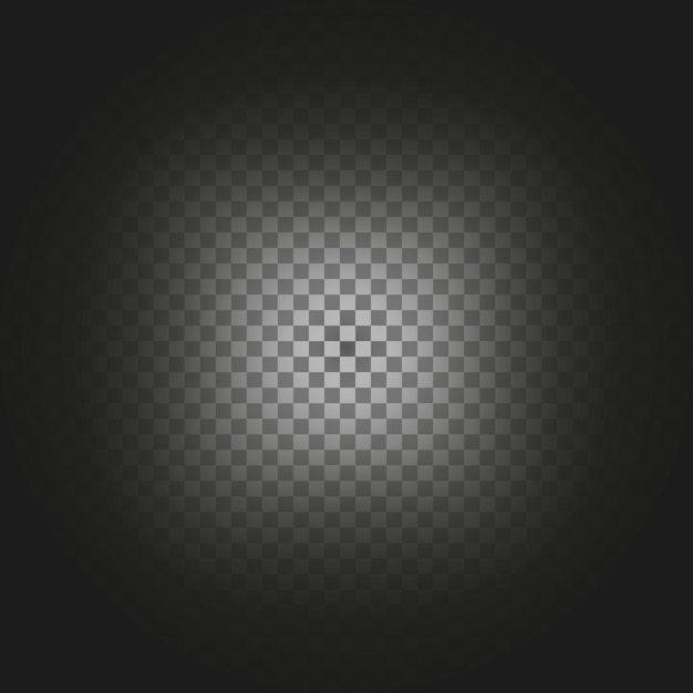 Radial checker gradient Central light pattern Dark edge texture Vector fade shape
